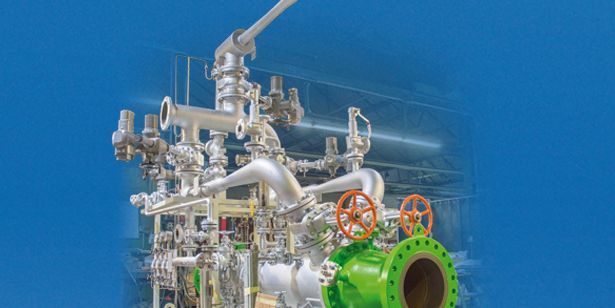 Venting group for turbine condensers