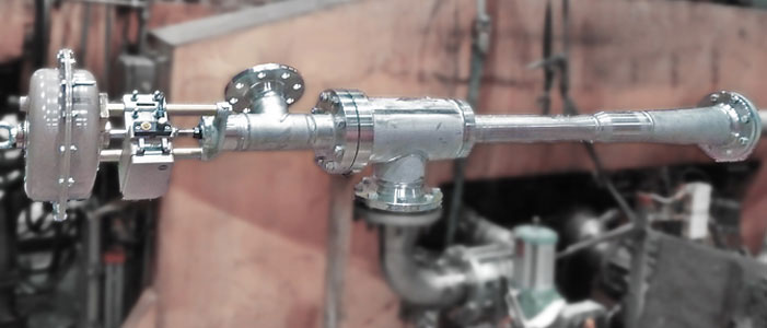 Körting thermocompressor installed at a paper machine