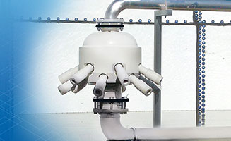 Waste water aeration with Körting ejctors working efficient, even if the sewage contains a high content of dry solids