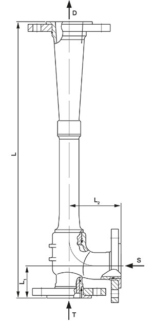 Körting ejector type L for ships