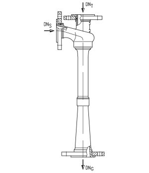 Körting ejector type V for ships