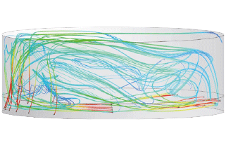 CFD Simulation Abwassertank